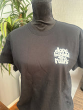 Load image into Gallery viewer, Dope beyond the rubric® - pocket-design tee with art on front and back.
