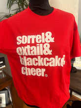 Load image into Gallery viewer, Caribbean holiday tee - Limited Edition in red or green
