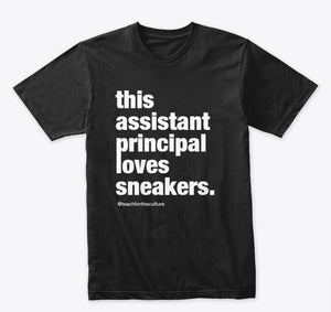 This ASSISTANT PRINCIPAL loves sneakers.