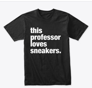 This PROFESSOR loves sneakers.