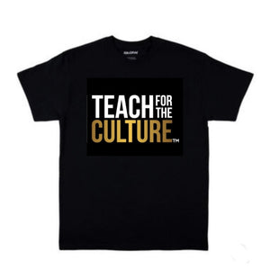 Gold and black logo-design tee!