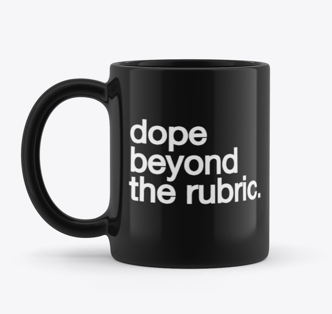 Dope beyond the rubric.