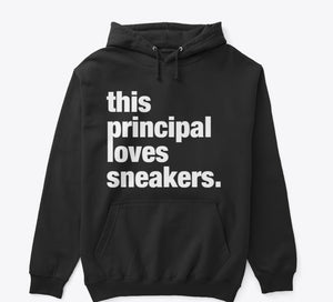 This PRINCIPAL loves sneakers.