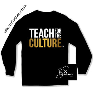 Gold & Black long-sleeved logo design!